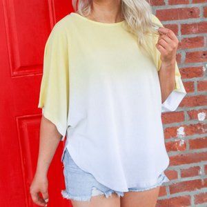 Yellow Ombre Tee